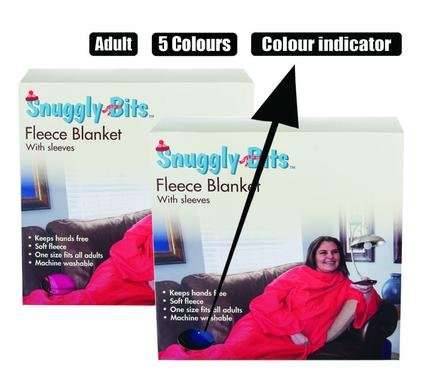 Adult Size Snuggie Blanket, 180 X 140cm