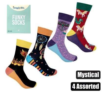 Unisex Mystical Design Socks