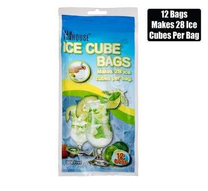 Ice Cube Bags, Makes 28 Cubes, 12-piece
