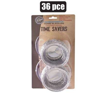 Foil Cake Cups, 7 X 3cm, 36-piece