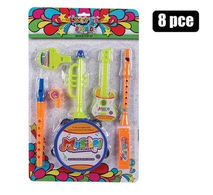 Musical playset 8pc assorted