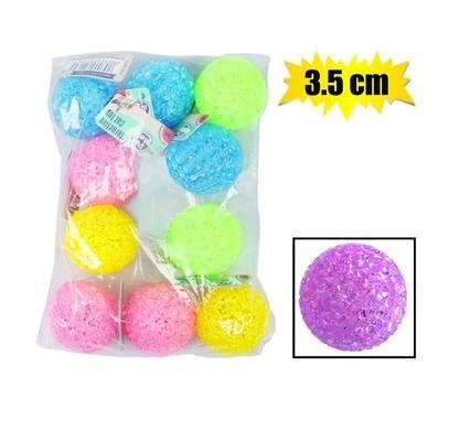 Pet cat toy ball w/bell 3.5cm pdq