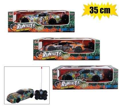 Battery operated rc racer graffiti 35cm