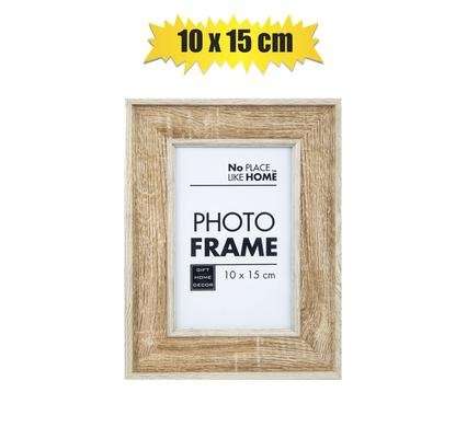 Picture-frame pl woodgrain 10x15cm