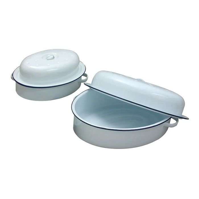 Roaster enamel 1st-grade oval 30cm