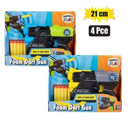 18cm Foam Dart Gun, 6-piece