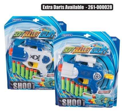 Foam Dart Gun, 7-piece