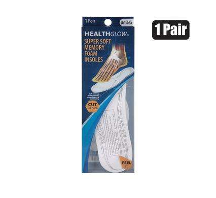 Memory Foam Inner Soles, 1-pair