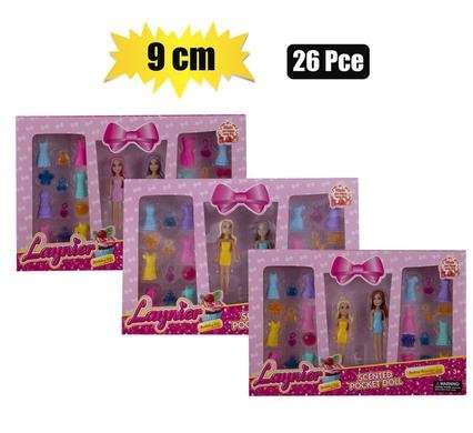 Doll pocket scented set 28 Piece 9cm