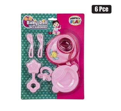 Baby Doll Feeding Set, 6-piece