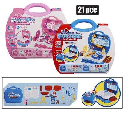 Doctors Play Set In Carry Case, 20-piece