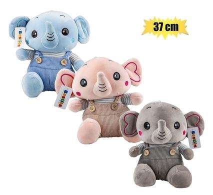Stuffed Elephant with Suspenders, 37cm