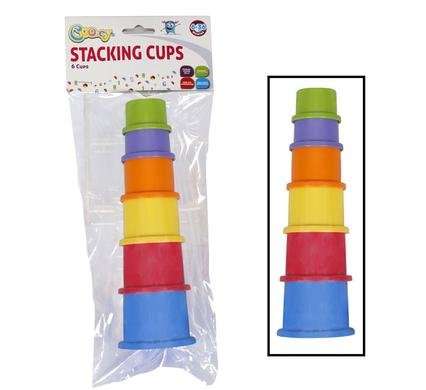 Baby Educational Cup Stacking, 6-piece