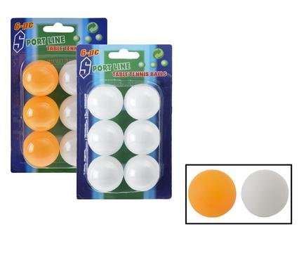 Table Tennis Balls, 6-pack