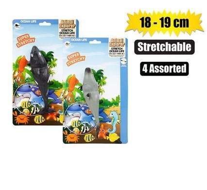Animals ocean stretch assorted 18-19cm