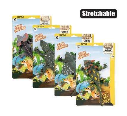 Animals assorted reptile stretch 20-22cm