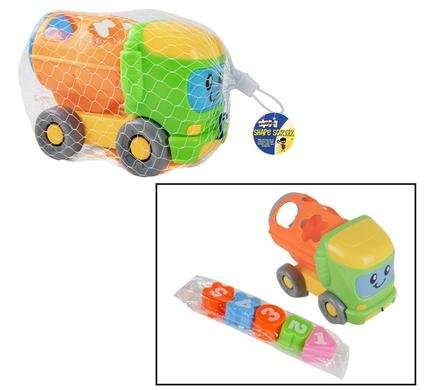 Edu blocks shape sorter pull truck