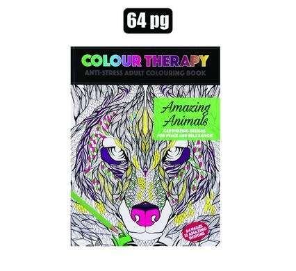 Colouring Therapy 64 Pages
