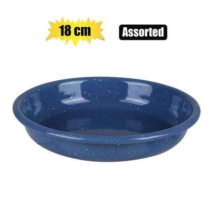 Plate enamel 18cm pasta
