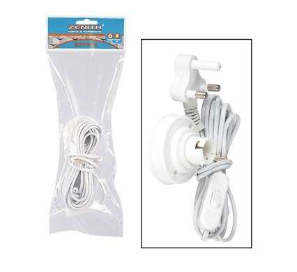 Lamp-holder+switch+cord 5m zenith