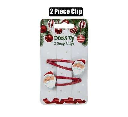 Xmas dress up snap clips set 2 Piece