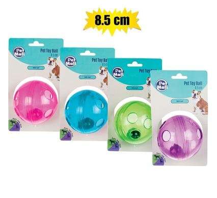 Dog Toy Ball with Bell 8.5cm