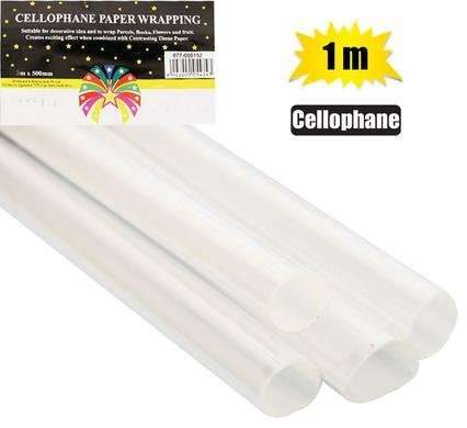 Cellophane Paper Wrapping/Priced per Roll