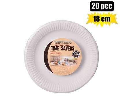 Paper Picnic Plates 18cm, 20-piece