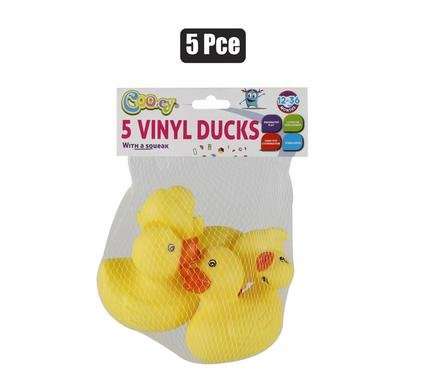 Vinyl Duck Set, 5-piece