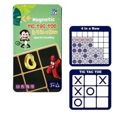 O's & X's & 4 In A Row Magnetic Game