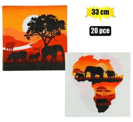 Serviettes 2ply 33cm 20pc Big Five