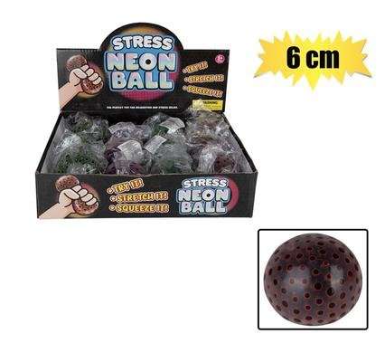 Stress Ball with Neon Liquid, 6cm