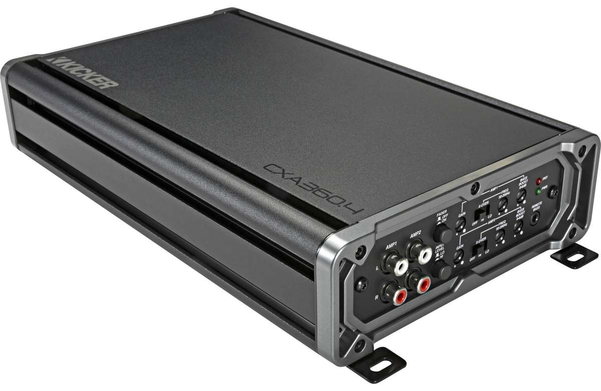 Kicker 46CXA360.4 CX Series 360 Watts Rms 4-Channel Amplifier
