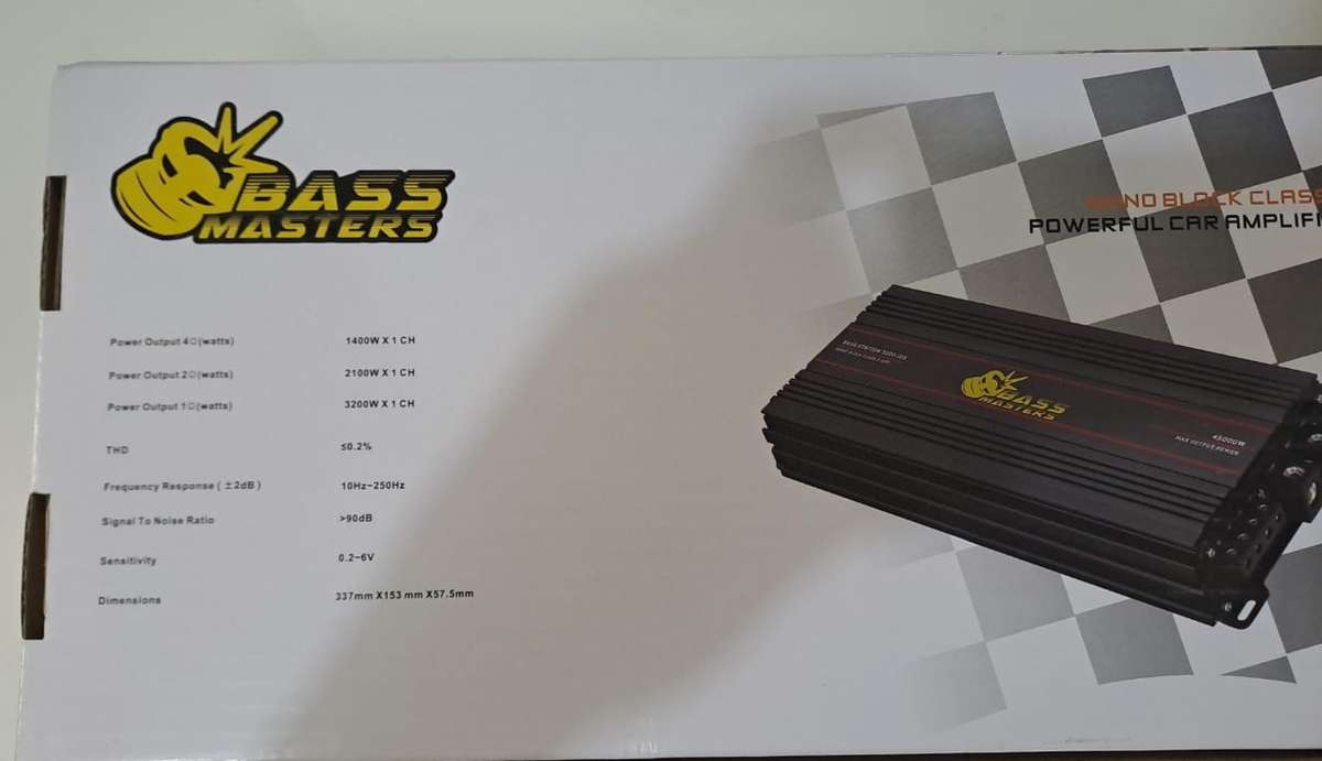 Bassmasters Bass Station 3200.1DX Mono Block 45000 Watts