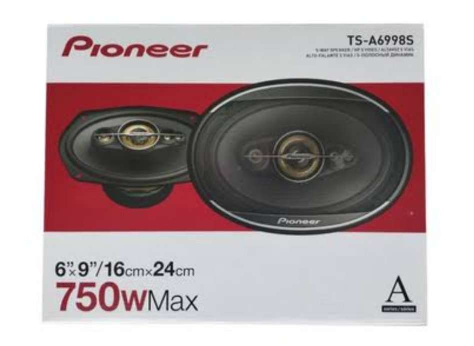 Pioneer TS-A 6998s Full Range Speakers 6x9 inch 750 Watts 5 Way