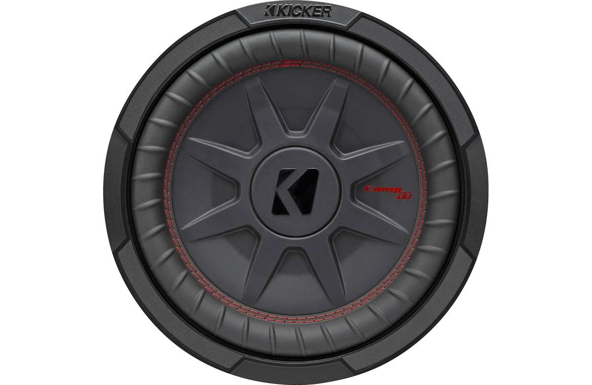 Kicker 48CWRT104 CompRT Series shallow-mount 800 Watts 10" Subwoofer (4 Ohm)