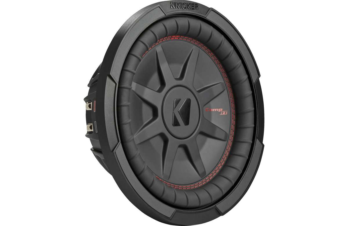 Kicker 48CWRT104 CompRT Series shallow-mount 800 Watts 10" Subwoofer (4 Ohm)