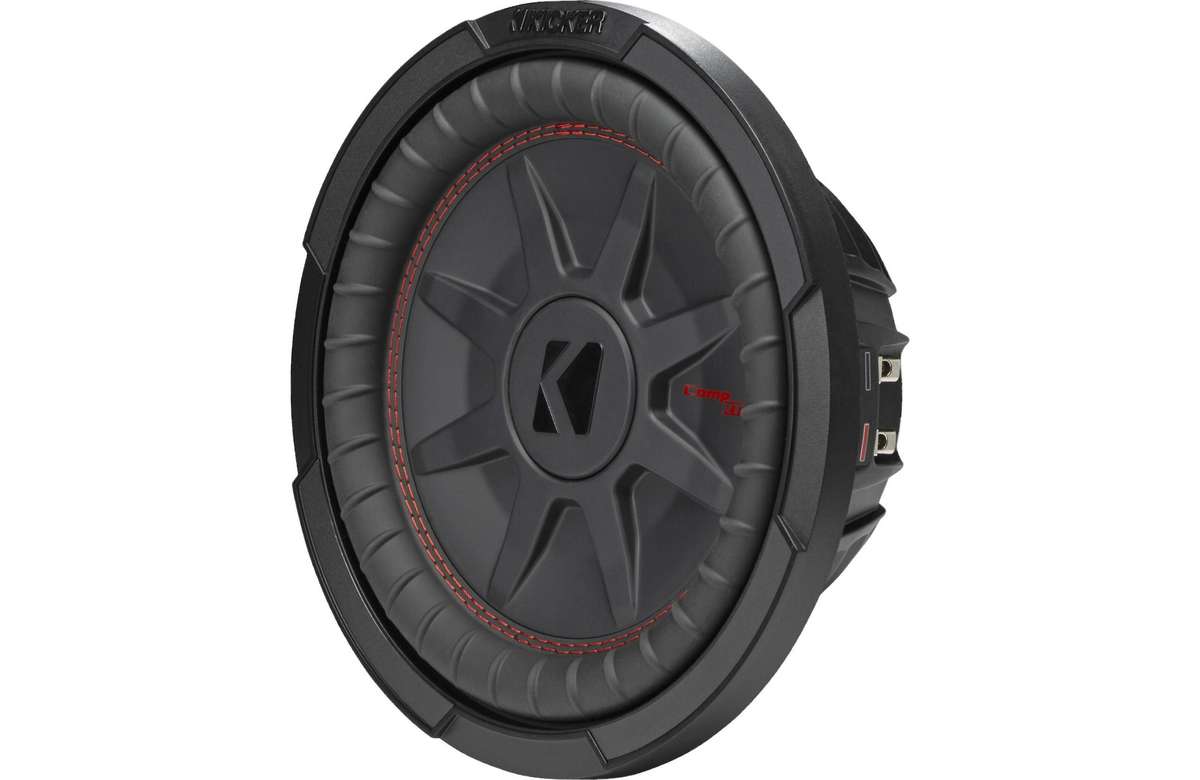 Kicker 48CWRT104 CompRT Series shallow-mount 800 Watts 10" Subwoofer (4 Ohm)