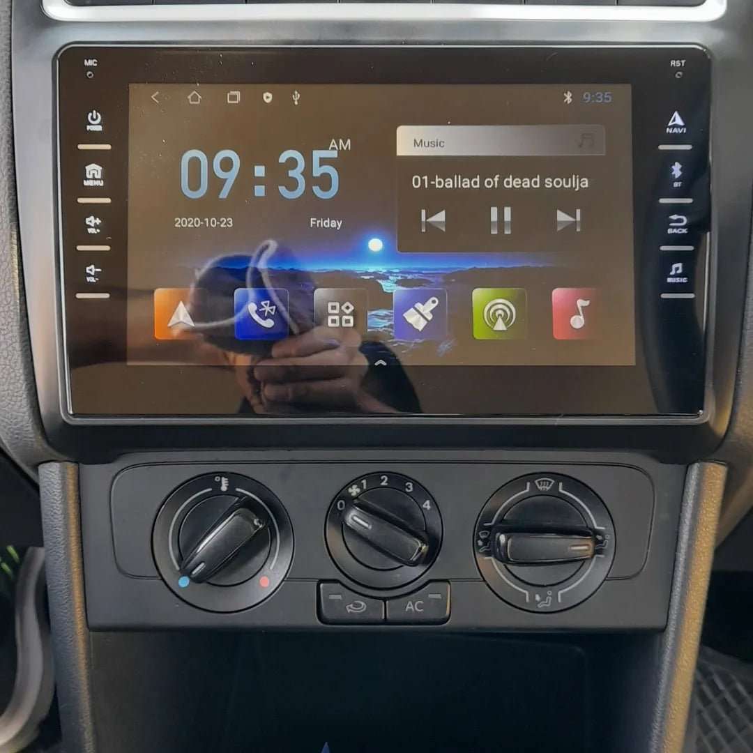 VW Polo 6 (JVC) OEM Replacement Radio 9 inch 2010-2015  Android Auto/Apple Carplay