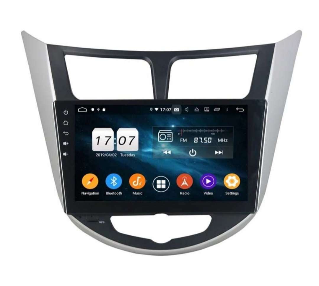 Hyundai Accent 2010-2017 (JVC) Oem Replacement Radio 9 inch Android Auto/Apple Carplay