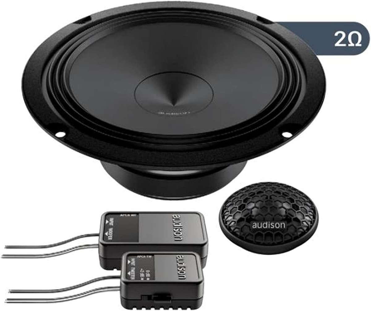 Audison APK 165 2 Prima Series 300 Watts 6.5 inch 2-Way Component Split System