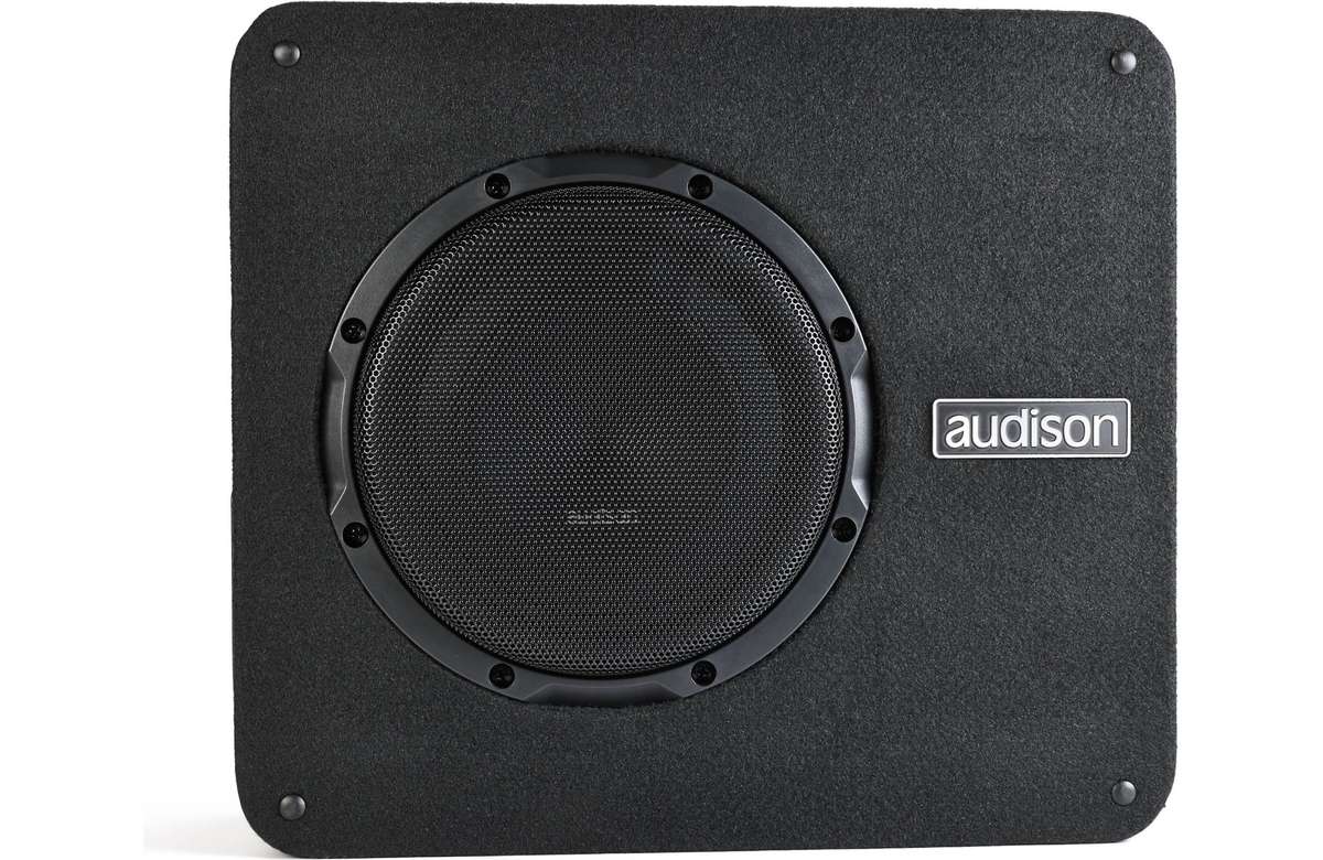 Audison APBX 8 DS Slim Subwoofer With Enclosure 500 Watts 8 inch