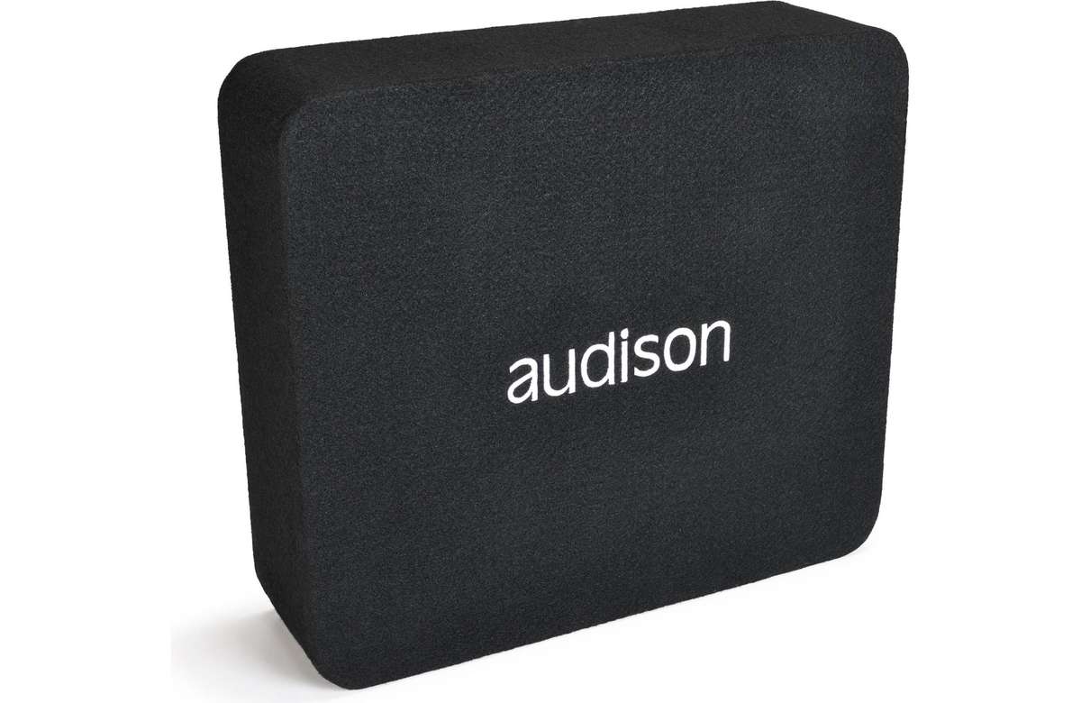 Audison APBX 8 DS Slim Subwoofer With Enclosure 500 Watts 8 inch