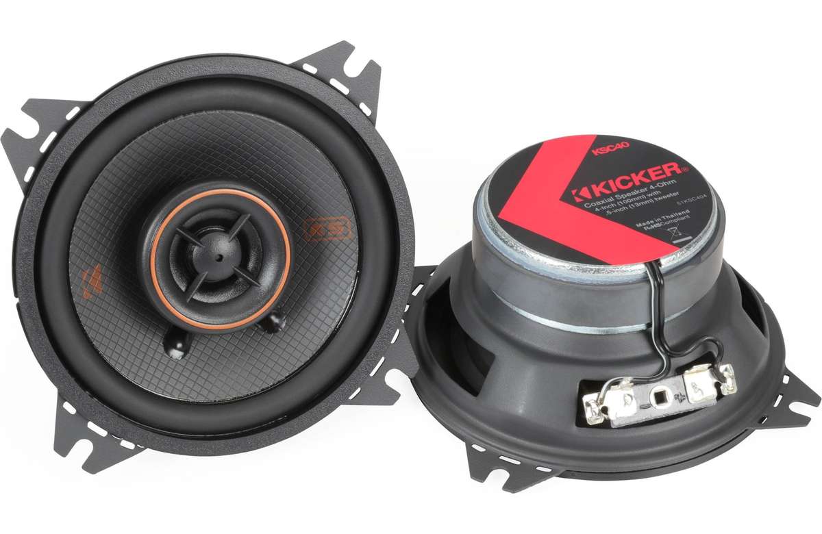 Kicker 51KSC404 KS Series 150 Watts 4" 2-way Speakers