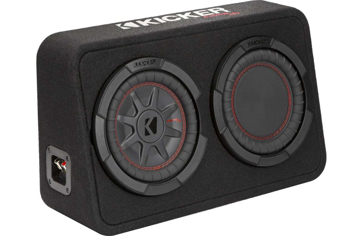 Kicker 48TCWRT82 Slim 8" Subwoofer 600 Watts  With Enclosure