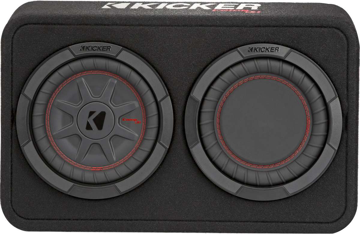 Kicker 48TCWRT82 Slim 8" Subwoofer 600 Watts  With Enclosure