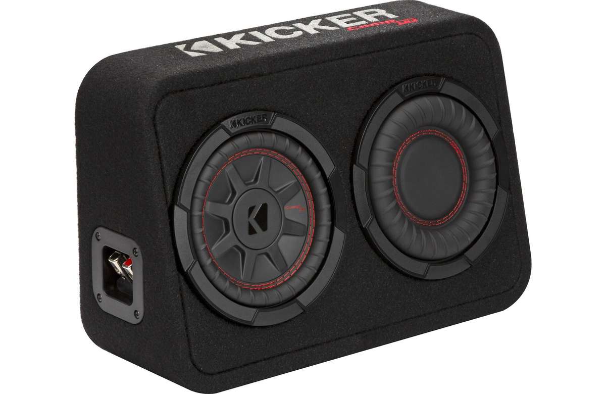 Kicker 48TCWRT672 Slim 6.75 inch Subwoofer 300 Watts  With Enclosure