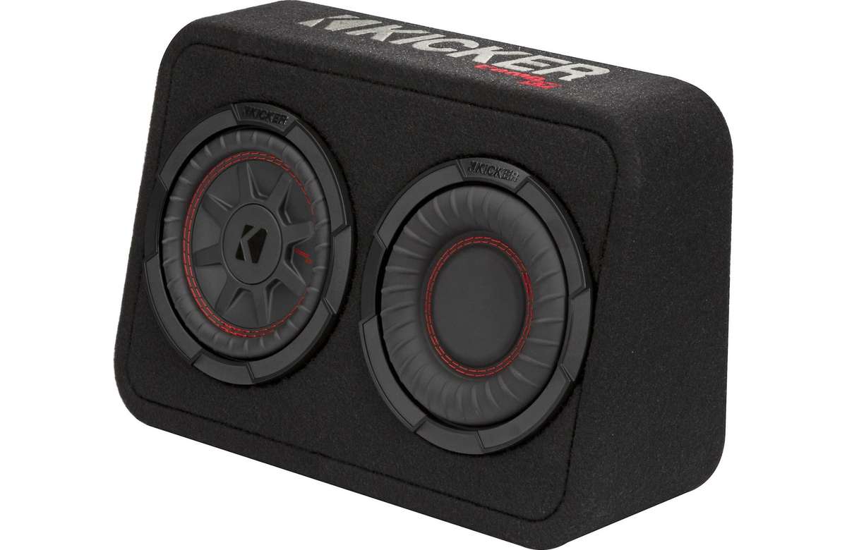 Kicker 48TCWRT672 Slim 6.75 inch Subwoofer 300 Watts  With Enclosure