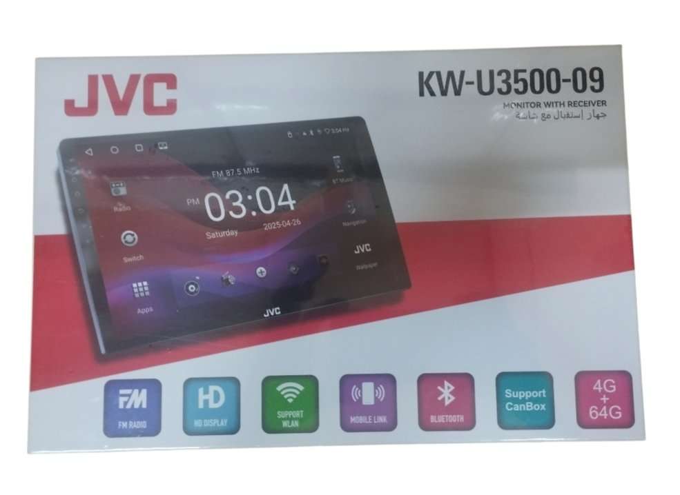JVC KW-U3500-09 ( 4G+64G ) Media Player 9 inch Android Auto/Apple Car Play