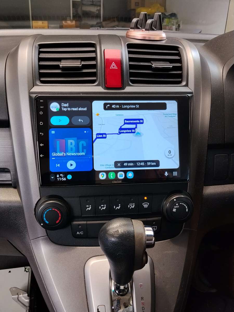 Honda CRV 2007-2012 (JVC) Oem Replacement Radio 9 inch Android Auto/Apple Carplay